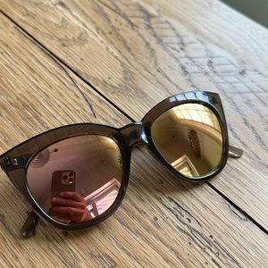 Le Specs Half Moon Sunglasses